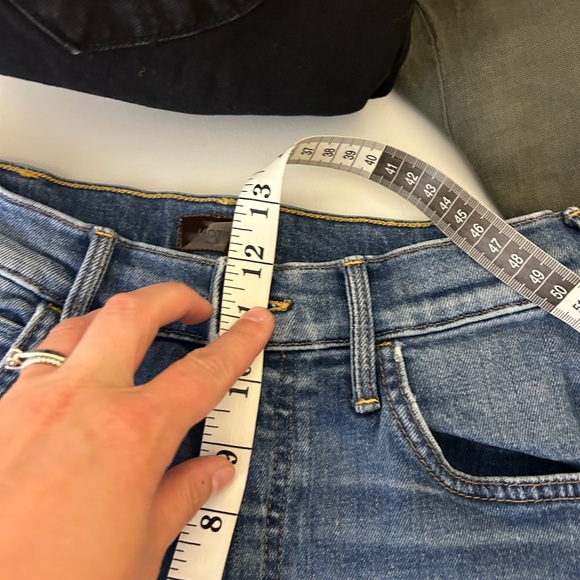 MOTHER The Tripper Weekender Fray in Just One Sip Sz 26 High Rise Bootcut Flare - Picture 9 of 10